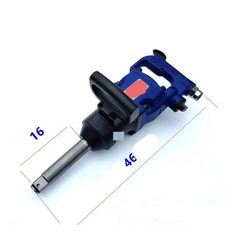 Heavy Duty 1 Inch Drive Pneumatic Impact Wrench Tool Set Loaded With High Torque Air Power And Rock Solid Build For Pro Mechanics Garage Work And Tough Auto Repair Tasks, showing 1 inch drive and robust frame.