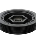 Engine Harmonic Balancer Replacement Fits Acura TSX 2004 to 2008 RSX 2002 to 2006 Honda Accord shown in side view