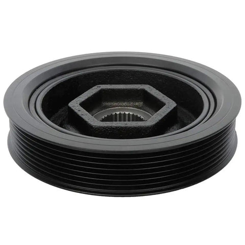 Engine Harmonic Balancer Replacement Fits Acura TSX 2004 to 2008 RSX 2002 to 2006 Honda Accord shown in side view