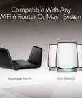 Nighthawk WiFi 6 USB 3.0 Adapter A7500 AX1800 Dual Band Gigabit Speed Up To 1.8Gbps with compatible WiFi 6 routers.