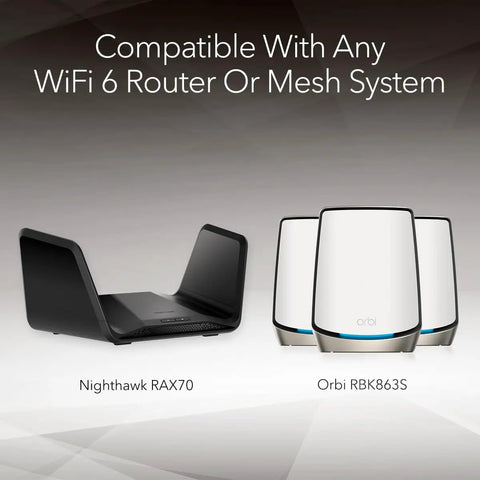 Nighthawk WiFi 6 USB 3.0 Adapter A7500 AX1800 Dual Band Gigabit Speed Up To 1.8Gbps with compatible WiFi 6 routers.