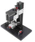 Top Shelf 144W Mini Metal Lathe With Milling Function For DIY Enthusiasts, compact metal structure for precise machining.