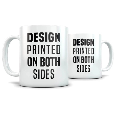 Supply Chain Analyst Mug Focus When IT Counts 11 Oz Ceramic Coffee Cup For Desk Or Home Office, double-sided white mug