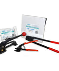 Beefed-Up Heavy Duty Steel Strapping Kit With 3/4 Inch By 300 Foot Coil, 1700 Lbs Break Strength, Includes 150 Open Seals, S-290 Tensioner