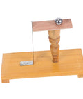 Pendulum Ball Inertia Demonstration Kit for Classroom Physics and Homeschool STEM Learning with wooden base and metal ball