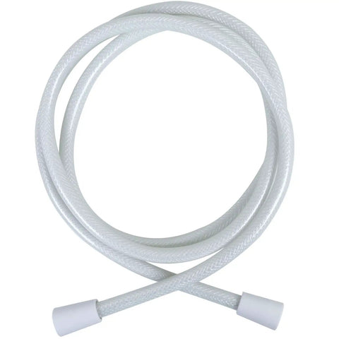 Alt Tag: Large 3.5 Inch Shower Head With Extra Long 84 Inch Hose, Pause Function, WaterSense Certified Handheld Shower Sprayer, White hose