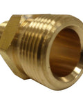 Brass high-pressure washer adapter fitting, M22 to 3/8-in pipe thread