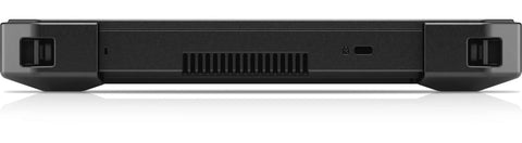 Badass Rugged Tablet Pc with 11.6 inch sharp FHD touchscreen, showing the side connection ports and cooling vents