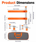 Pro Grade Drawer Slide Installation Jig With Knockout Toggle Clamp And Magnetic Aligner For Dead On Precision And A Smooth Sailing Setup On All Wood Cabinet Builds dimensions and tools layout.