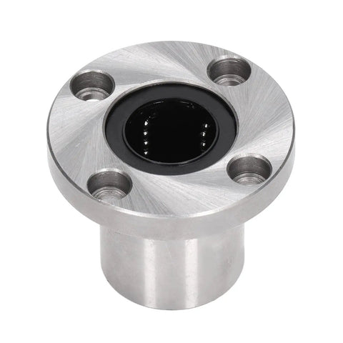 Linear Motion Bearing Flange Ball Set Kit For Equipment And Machines, Low Friction Precision Guide For Digital Coordinate Measuring Equipment, Heavy Duty Steel Material, Reliable Long Lasting Performance, Versatile Use Across Various Machines, flange bearing close-up