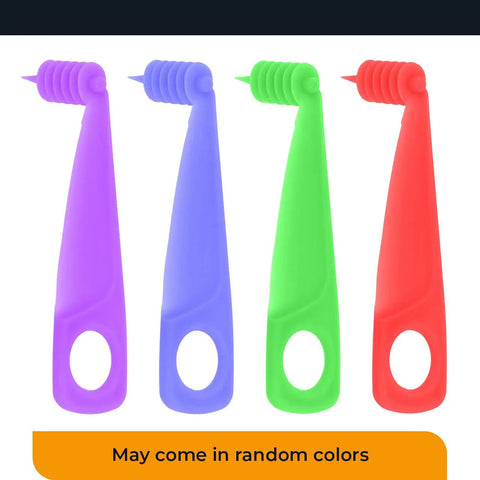 Compact Spiral Potato Knife And Vegetable Shredder Pack Of Two Hella Easy Zucchini Noodle And Carrot Slicer, colorful handheld veggie slicers