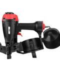 Coil Roofing Nailer For Three Quarters Inch To One And Three Quarters Inch Nails, Pneumatic Roof Nail Gun With Quick Shingle Guide