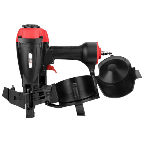 Coil Roofing Nailer For Three Quarters Inch To One And Three Quarters Inch Nails, Pneumatic Roof Nail Gun With Quick Shingle Guide