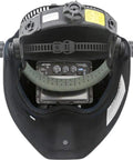 Inner view of Captain Jack RFP 40VizI4 Auto Darkening Welding Helmet With 180 Degree Vision And Ear To Ear ADF 4.3 By 3.5 Inch