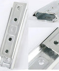Heavy Duty Metal Sofa Connectors 4.7 Inch Interlocking Hangers Wall Mount Brackets detail image showing steel bracket's design and shape.