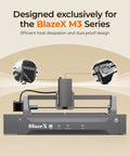 1064Nm Infrared Laser Head For M3 Series Engraving Module With 1W Power, shown installed on BlazeX M3 Series, front view