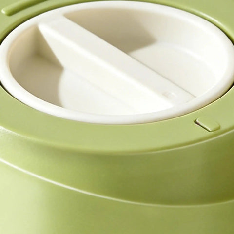 No Sweat Deep Chamber Ice Molds With Spin Top Silicone Lid close-up showing green silicone lid for easy ice dispensing.
