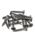 Stock Up On These 200 Count Heavy Hitter Size 6 Carbon Steel Drywall Screws For All Your DIY Hustles, gray phosphate finish.