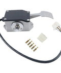 Heavy Duty Throttle Accelerator Foot Pedal Straight Swap For Curtis Electric Forklift Golf Cart Efp 005 Efp713 0502 with wiring and terminals.