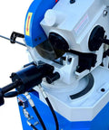 Tough As Nails Hydraulic Cold Cut Saw Rocking Four Horsepower And Two Speed Semi Automatic Drive for precise metal cutting.