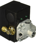 5 HP Single Phase Air Compressor Pressure Switch With Unloader Valve 135 PSI Cut-In 175 PSI Cut-Out NEMA 1 Enclosure Side Shut Off