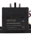 Heavy Duty High Voltage Dc Contactor 350 Amps 1000 Volt Ceramic Sealed Relay with 24V control circuit wiring.