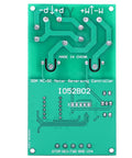 Beefy 30A 12V Multi Function Motor Controller With Metal Housing For Robotics And Automation Six Modes Low Standby Current About Seven Milliamp Custom Delay Settings High Reliability Easy Integration For DIY Projects, PCB back view