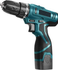 Total Ripper Cordless Drill 168 Volt Rechargeable Power Tool with ergonomic grip for easy handling in tight spaces.