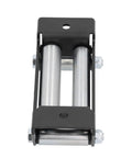 Heavy Duty Winch Roller Fairlead 165mm 6.5in Universal Cable Guide for ATV UTV Side by Side, Steel Construction, 4000 to 5500 Lbs Load, Precision Guided Cable Alignment to Prevent Kinking on Muddy Trails, front view
