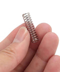 Close-up of Three Stainless Steel Pressure Springs For Classic Espresso Machines 9 Bar 8 Bar Six Point Five Bar Replacement Kit