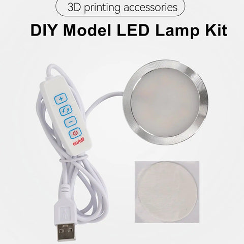 Durable Aluminum LED Lamp Assembly Kit For 3D Printers With USB Power Plug And Play Bright LED Illumination For Your DIY Maker Bench Indoor Use Projects with remote control and USB connector