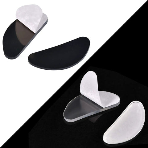 30 Pairs Silicone Nose Pads For Eyeglasses And Sunglasses No Slip 1mm Clear Replacement Pads Ultra Soft Ergonomic D Shape