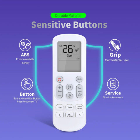 Premium Replacement Remote For Samsung Air Conditioner Db96-25318f And Db96-24901b Works Like A Champ With Zero Hassle Setup Ready To Roll Without Pairing Headaches Just Flip Open And You Straight Up Gonna Love It