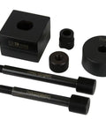 Double D Punch Die Set Pro Grade 0.769 In By 0.642 In Knockout Holes with Case Hardened Tool Steel Dies, 0.125 In 11 Ga Capacity
