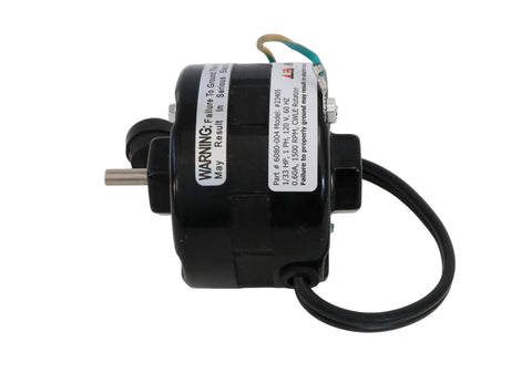 Exhaust Fan Motor Replacement For NuTone And Broan Nutone Models 8661 8662 8671 8672 8831 side view showing 1-inch shaft