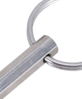 Close-up of Oval Head Bit Key Stainless Steel Coffee Machine Repair Tool With Gaskets showing its durable steel construction.