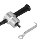 Double Head Metal Cutter Nibbler Drill Attachment For Circle Cutting And Straight Lines with ergonomic handle and wrench