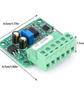 Frequency To Voltage Converter Module For PLC And Motion Control Converts 0-1KHz Pulses To 0-10V Analog Output FV-1KHz10V