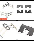 Rear Disc Brake Hardware Kit For Honda And Acura Vehicles Including CR V Civic Odyssey Accord Crosstour CR Z Element Prelude And Acura RDX Ready To Install With OEM Style Fit And Durable Components displayed with clips and detailed parts