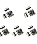 Dual H Bridge Motor Driver Module For DIY Robots, 1.5A Per Channel, DRV8833 Based, 5-pack with pin headers, top view