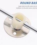 Round base component for 4 Pack Cabinet Door Hinges Flap Stay Dampers Soft Close Lid Supports, showing metal and plastic construction.
