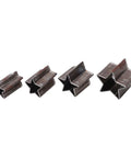 Leather Die Set For Cutting Pentagrams In Four Sizes With Star Shape Transfer Punches Box Included For Easy Carry Handy Hollow Punch