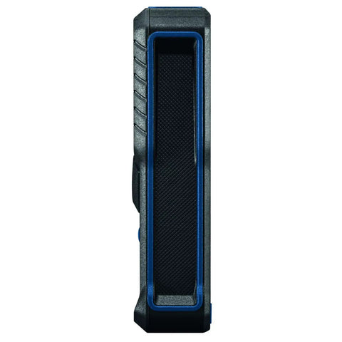 Side view of Blaze 65ft Laser Distance Measure With Real Time Measuring Easy One Button Operation Handy Pocket Tool for quick readings