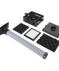Solder Fume Extractor With 150W Motor And 3 Stage Filtration System 7000 RPM Smoke Evacuator parts and filters layout