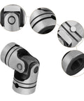 Steel shaft connector 12mm universal joint coupler for 3D printer CNC machine RC linkage, Amazon