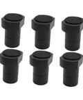 Six Pack Aluminum Bench Dog Clamps For Workbench Holes 19mm Non Slip Table Stop Clamps Set For Tight Grip Woodworking