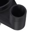 CNC Router Dust Boot Cover For 80mm Spindle Heavy Duty Sawdust Collection Sleeve with port and brush for clean workspace.