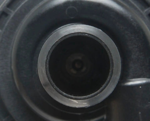 Close-up of the inlet of Drop In Ready Drive Motor Inverter Cooler Water Pump for 2005-2010 Ford Escape and Mazda Mariner.