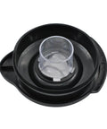 Lid from Kickin 6 Cup Glass Blender Replacement Jar With Lid Kit Including 4 Point Ice Blade Bottom Cap And Rubber Gasket For Most Blender Models