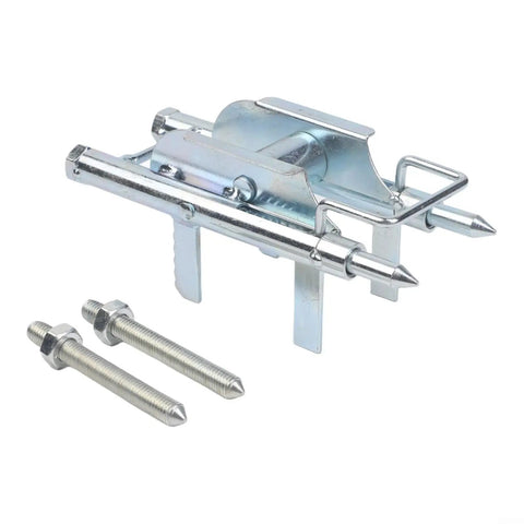 Efficient Cable Threading Aid Wire Puller For Electricians, Compact Enclosure And Junction Box Cable Puller, Single Person Wire Threading Tool, Durable, Easy To Use, Great For DIY And Pro Electric Work, metal tool with two threaded pins